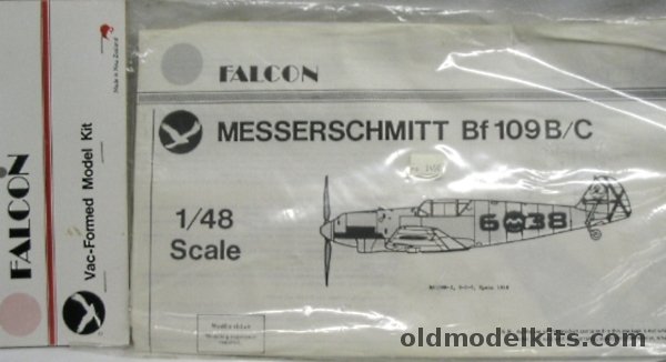 Falcon 1/48 Messerschmitt Bf-109B or Bf-109C plastic model kit